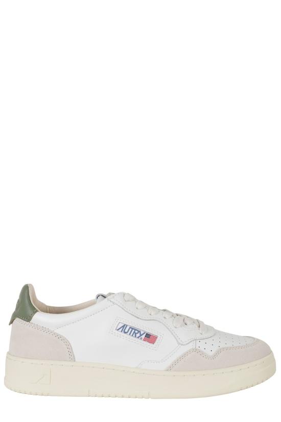 26FW 오트리 메달리스트 로우 스니커즈 AULM 099 White