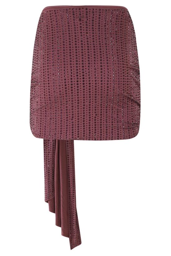 26SS 베누자 스커트 SK005C 098 Burgundy - VENUJA