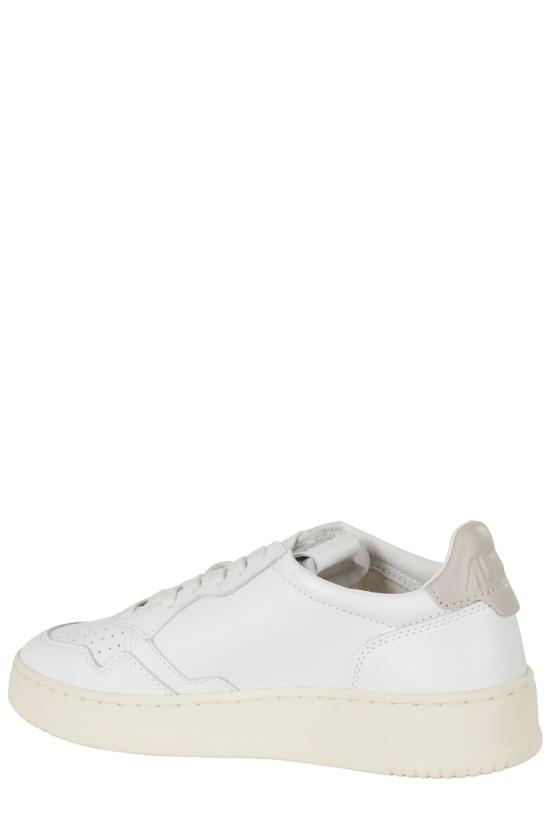 26FW 오트리 메달리스트 로우 레더 스니커즈 AULW 099 White - AUTRY