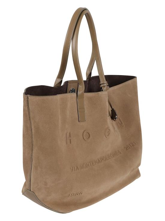 26FW 호간 토트백 KBW01TA3300UGM Brown - HOGAN