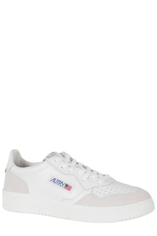 26FW 오트리 메달리스트 로우 스니커즈 AULM 099 White - AUTRY