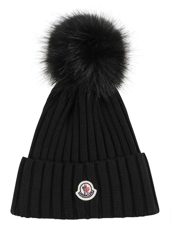 26FW 몽클레어 폼폼 울 비니 L2 093 3B000 39 M1131 Black
