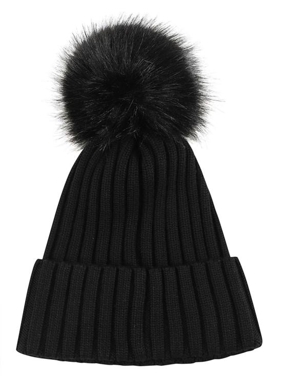 26FW 몽클레어 폼폼 울 비니 L2 093 3B000 39 M1131 Black - MONCLER