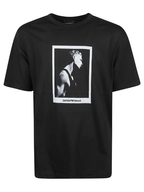 26FW 엠포리오 아르마니 반팔 티셔츠 EM006931 AF23082 Black