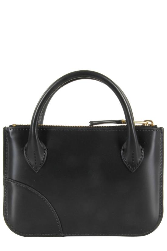 25FW 꼼데가르송 클래식 레더 라인 파우치 SA8100HA U 097 Black