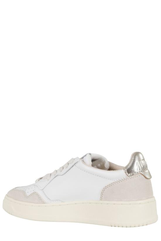 26FW 오트리 메달리스트 로우 레더 스니커즈 AULW 099 White - AUTRY