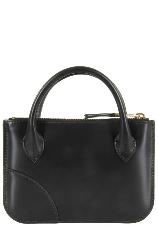 25FW 꼼데가르송 클래식 레더 라인 파우치 SA8100HA 097 Black