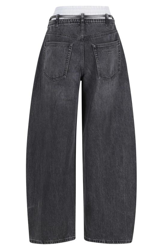 26SS 알렉산더 왕 데님 4DC2264144 098 Grey - ALEXANDER WANG
