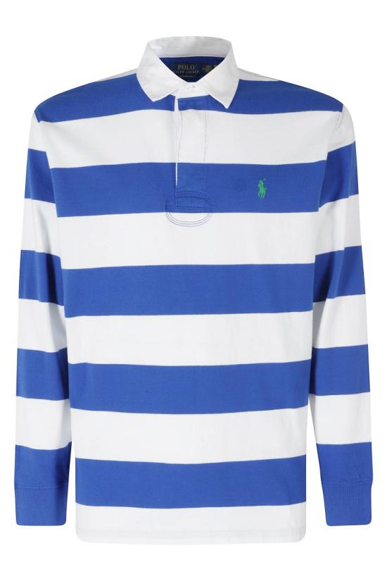 26SS 폴로 랄프로렌 아이코닉 럭비 셔츠 710717116 098 Blue