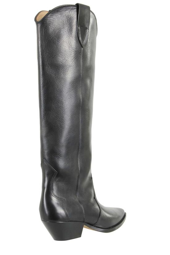26FW 이자벨마랑 덴비 스웨이드 레더 하이 부츠 BT0001FA A3A03S 099 Black - ISABEL MARANT