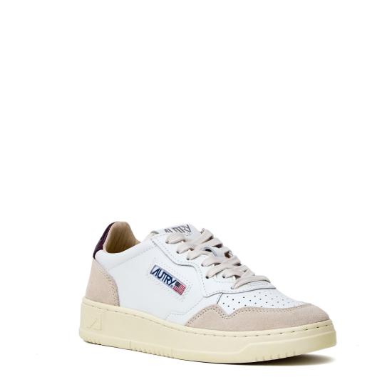 26FW 오트리 메달리스트 로우 레더 스니커즈 AULWLS18 White - AUTRY