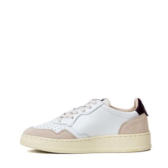 26FW 오트리 메달리스트 로우 레더 스니커즈 AULWLS18 White - AUTRY