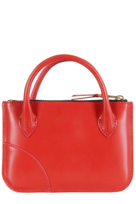 25FW 꼼데가르송 클래식 레더 라인 파우치 SA8100HA 097 Red