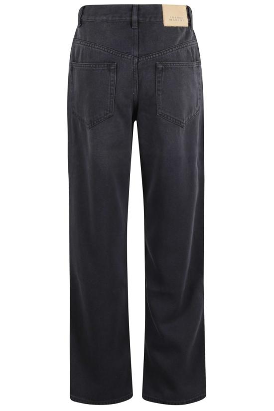 26SS 이자벨마랑 제니 플로잉 데님 진 PA0590FA B1H07I 098 Black - ISABEL MARANT