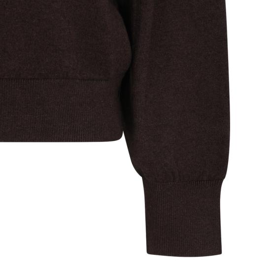 26FW 이자벨마랑에뚜왈 마리산스 코튼 스웨터 23PPU0053FA A1X05E50CL CHOCOLATE - ISABEL MARANT ETOILE
