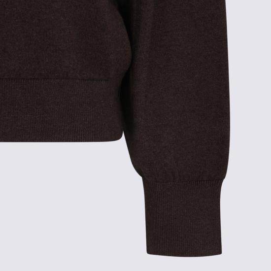 26FW 이자벨마랑에뚜왈 마리산스 코튼 스웨터 23PPU0053FA A1X05E50CL CHOCOLATE - ISABEL MARANT ETOILE