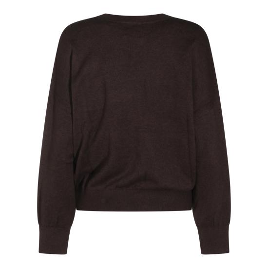 26FW 이자벨마랑에뚜왈 마리산스 코튼 스웨터 23PPU0053FA A1X05E50CL CHOCOLATE - ISABEL MARANT ETOILE