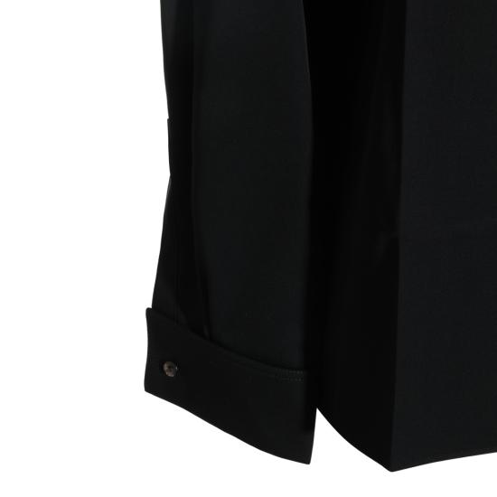 26FW 보테가베네타 셔츠 A002QU V6DB01010 DOUBLE BLACK - BOTTEGA VENETA