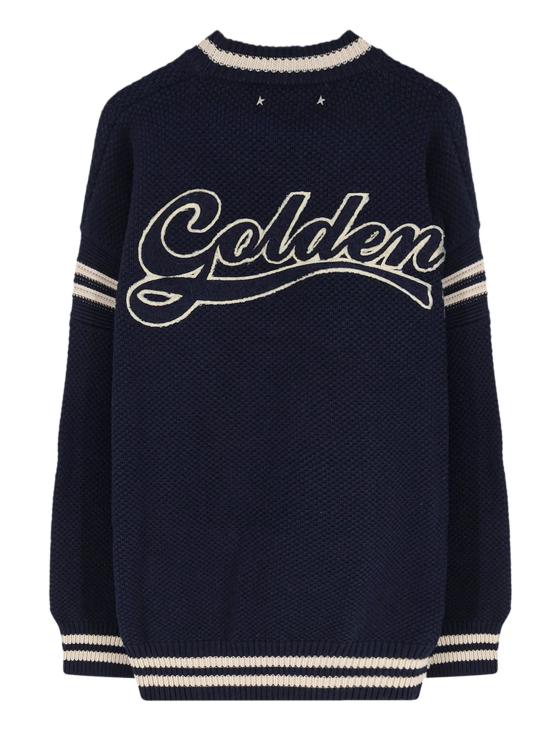 26FW 골든구스 스웨터 GMP02863 P00267250486 NAVY - GOLDEN GOOSE