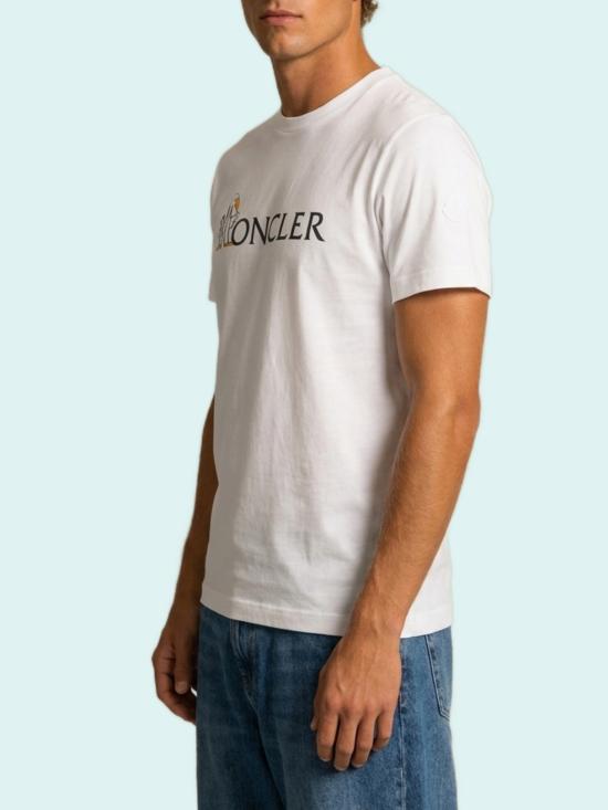 26FW 몽클레어 반팔 티셔츠 L20918C0003389B8U 00A WHITE - MONCLER