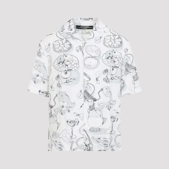 26FW 자크뮈스 긴팔 셔츠 SHM00646AW009301TA WHITE - JACQUEMUS