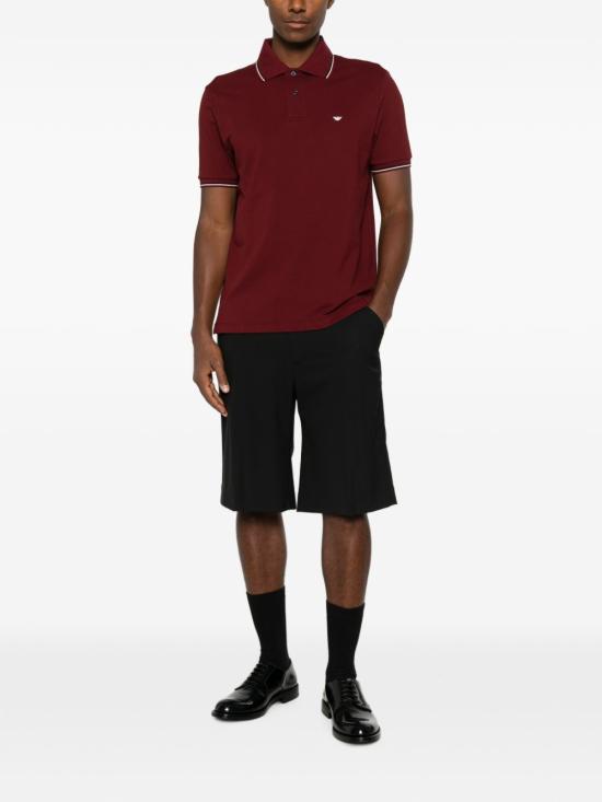 26FW 엠포리오 아르마니 반팔 티셔츠 EM004606AF23090UA329 BORDEAUX - EMPORIO ARMANI