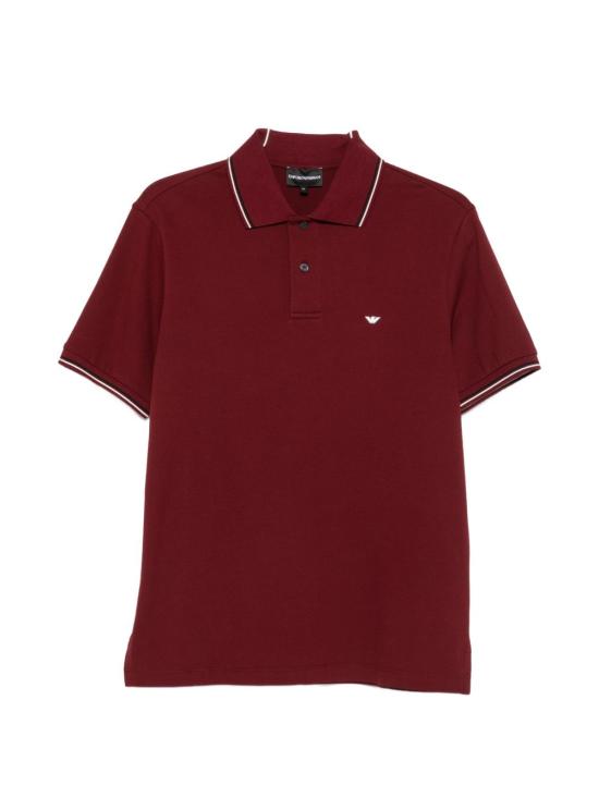 26FW 엠포리오 아르마니 반팔 티셔츠 EM004606AF23090UA329 BORDEAUX