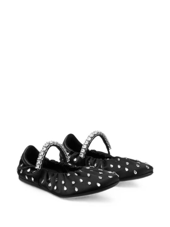 26FW 지미추 샌들 JADEBALLERINAQEPBLACKCRYSTAL - JIMMY CHOO