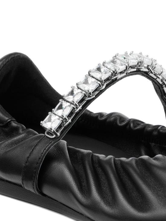 26FW 지미추 샌들 JADEBALLERINAGKEQEABLACKCRYSTAL - JIMMY CHOO