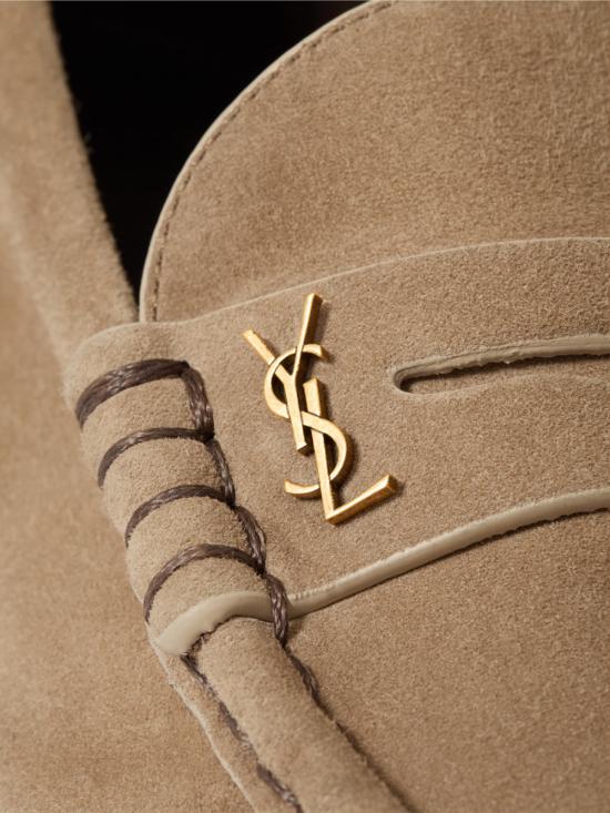 26FW 생로랑 르 로퍼 수플 수에드 A001MM27DTT9741 BEIGE - SAINT LAURENT
