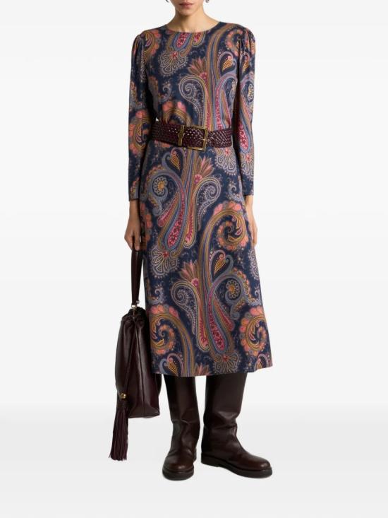 26FW 에트로 미디 원피스 WRHA056399SA418 X0885 - ETRO