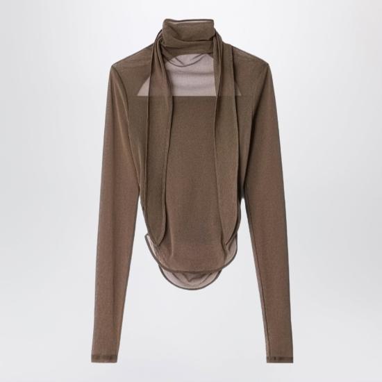 26FW 르메르 반팔 티셔츠 TS0053LJ1070 BR423 BROWN