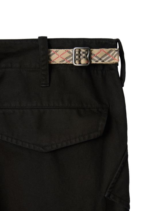 26FW 버버리 코튼 카고 팬츠 8119204 A1189 BLACK - BURBERRY