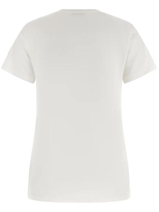 26FW 몽클레어 로고 패치 코튼 저지 티셔츠 L10938C73200V8058 033 WHITE - MONCLER