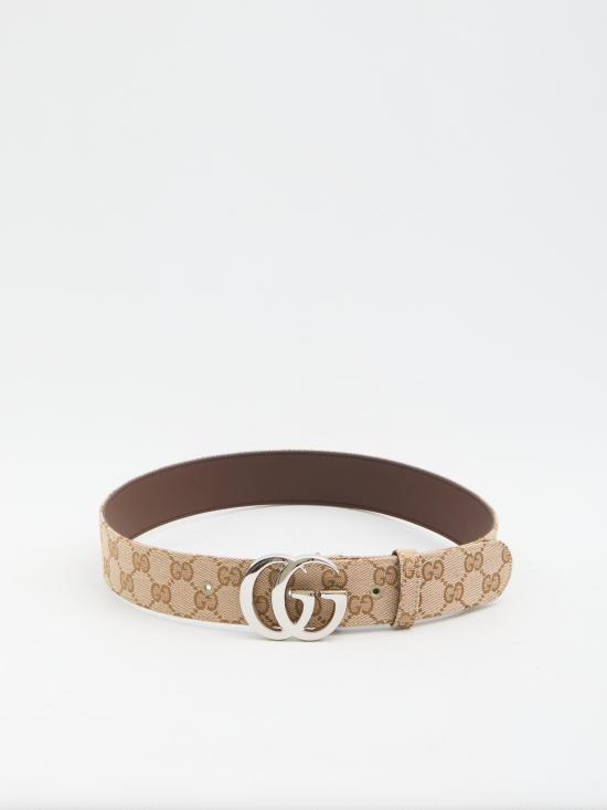 26FW 구찌 플랫 마몽 벨트 864233FAFUT 9611 BEIGE