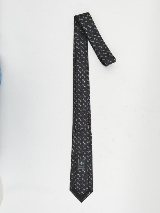 26FW 구찌 넥타이 8533674E009 1077 BLACK - GUCCI