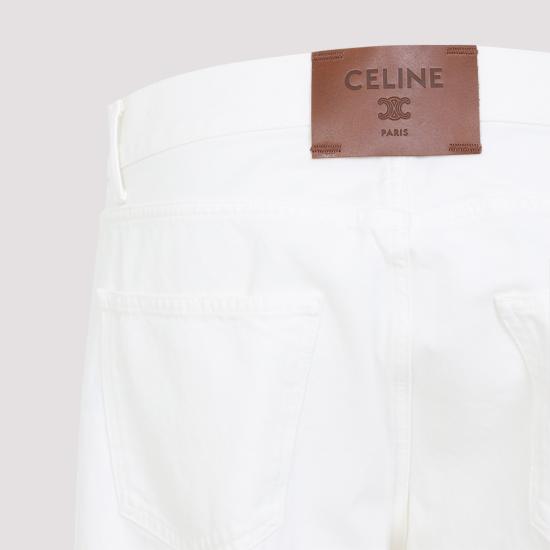 26FW 셀린느 코튼 데님 보이프렌드 진 001 RP0DI789D GFV7 WHITE - CELINE