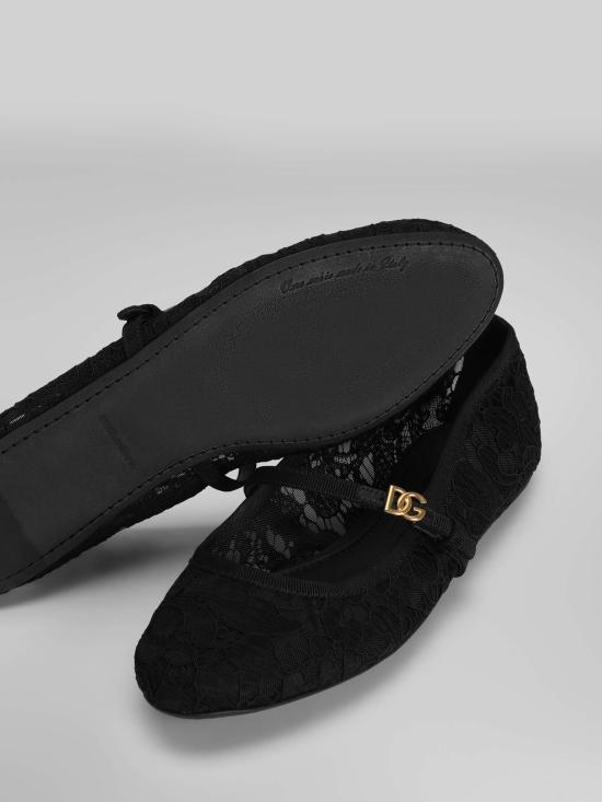 26FW 돌체앤가바나 플랫 슈즈 CB0244A0611 8B956 BLACK - DOLCE & GABBANA