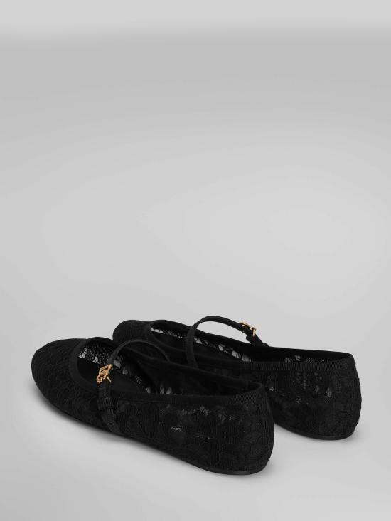26FW 돌체앤가바나 플랫 슈즈 CB0244A0611 8B956 BLACK - DOLCE & GABBANA