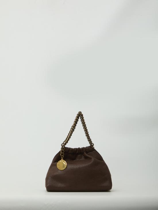 26FW 스텔라 맥카트니 팔라벨라 드로스트링 숄더백 7B0144WP0735 7745 BROWN
