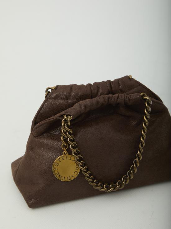 26FW 스텔라 맥카트니 팔라벨라 드로스트링 숄더백 7B0144WP0735 7745 BROWN - STELLA MCCARTNEY
