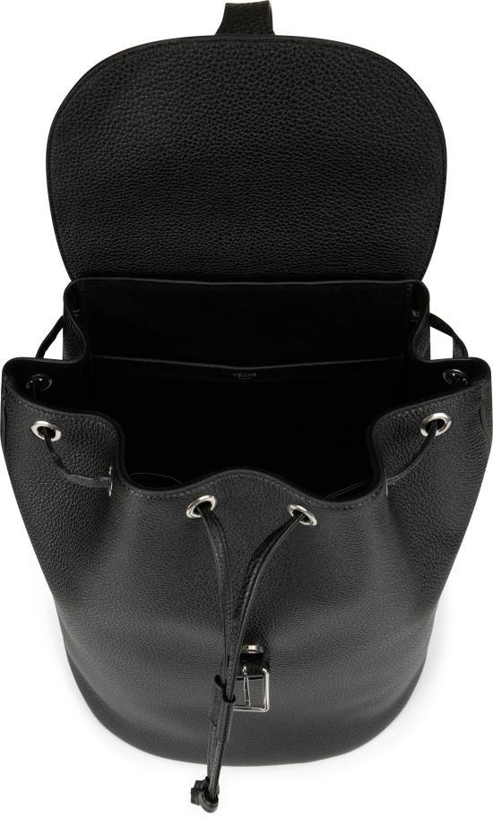 26FW 셀린느 라지 백팩 폴코 그레인드 카프스킨 122663GT7 38SI BLACK - CELINE