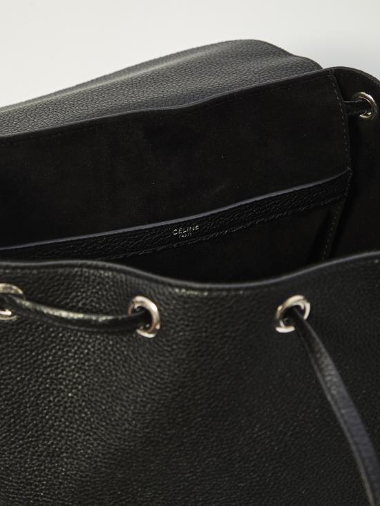 26FW 셀린느 라지 백팩 폴코 그레인드 카프스킨 122663GT7 38SI BLACK - CELINE