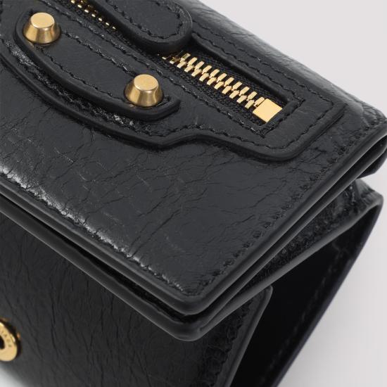 26FW 발렌시아가 가죽소품 810669210F6 1000 BLACK - BALENCIAGA