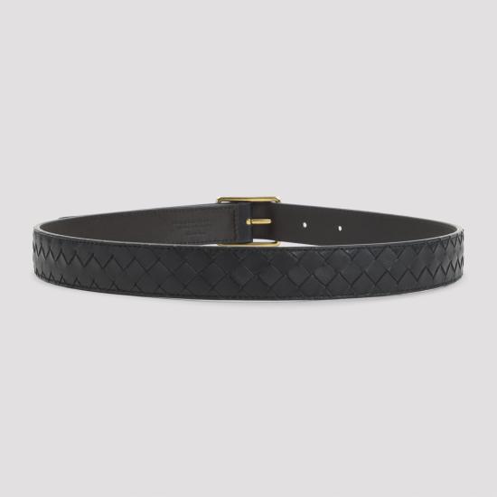 26FW 보테가베네타 레귤러 벨트 855244V5N22 1206 BLACK - BOTTEGA VENETA