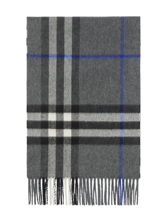 26FW 버버리 체크 캐시미어 스카프 8112642 C3384 GREY - BURBERRY