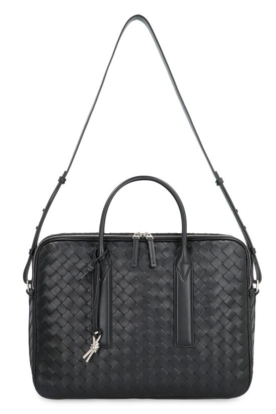26FW 보테가베네타 겟어웨이 브리프케이스 766361V2HL1 8803 BLACK - BOTTEGA VENETA