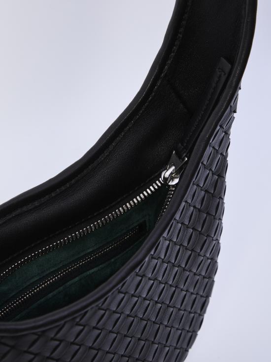 26FW 보테가베네타 스몰 베네토 크로스바디백 836918V5RI1 8803 BLACK - BOTTEGA VENETA
