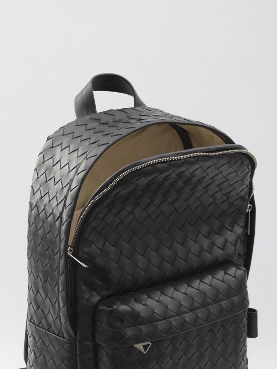 26FW 보테가베네타 인트레치아토 백팩 828527V2HL2 8803 BLACK - BOTTEGA VENETA