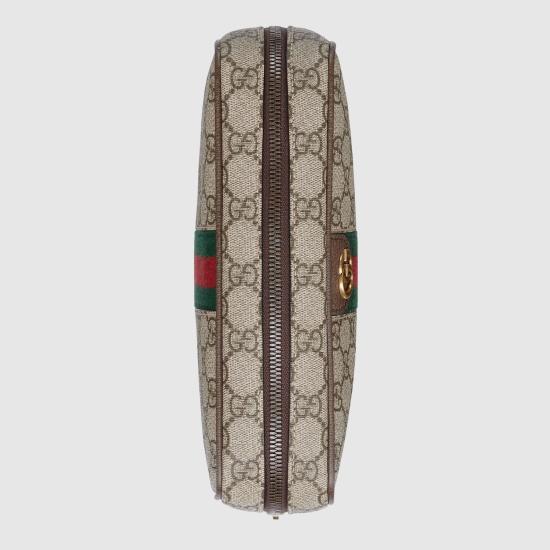 26FW 구찌 GG 슈프림 캔버스 코스메틱 케이스 76001996IWT 8745 BEIGE - GUCCI